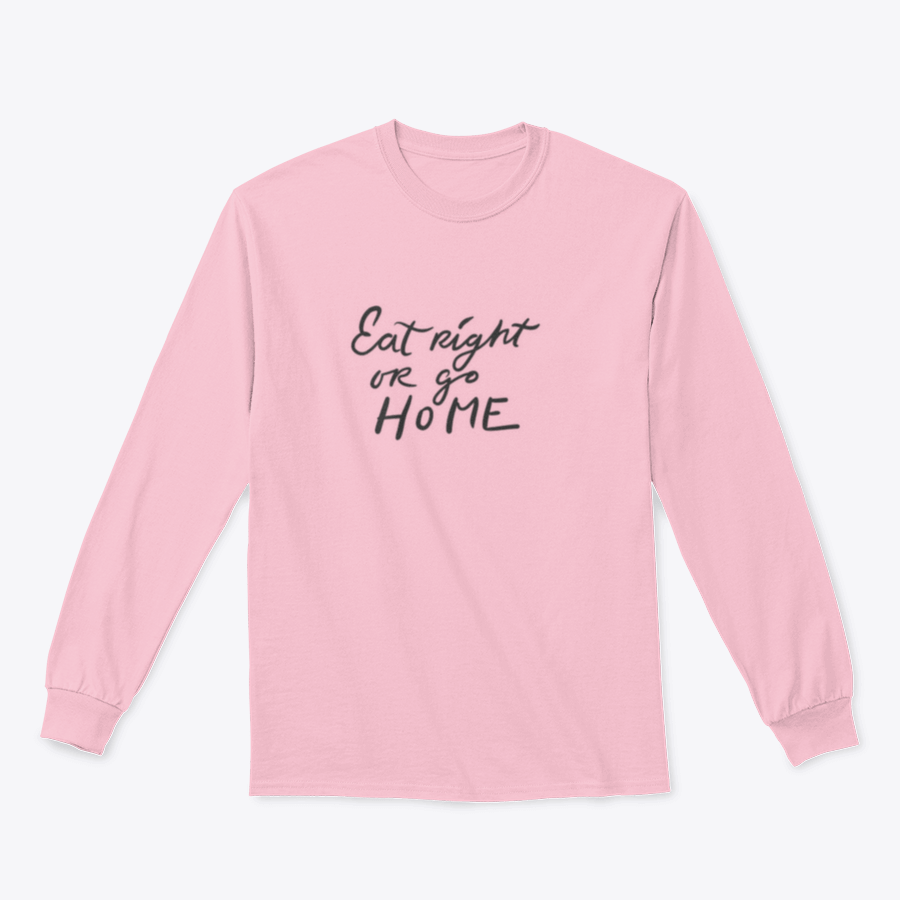 A stylish cotton t-shirt featuring hand-lettered motivational quotes promoting healthy living, displayed on a neutral background.