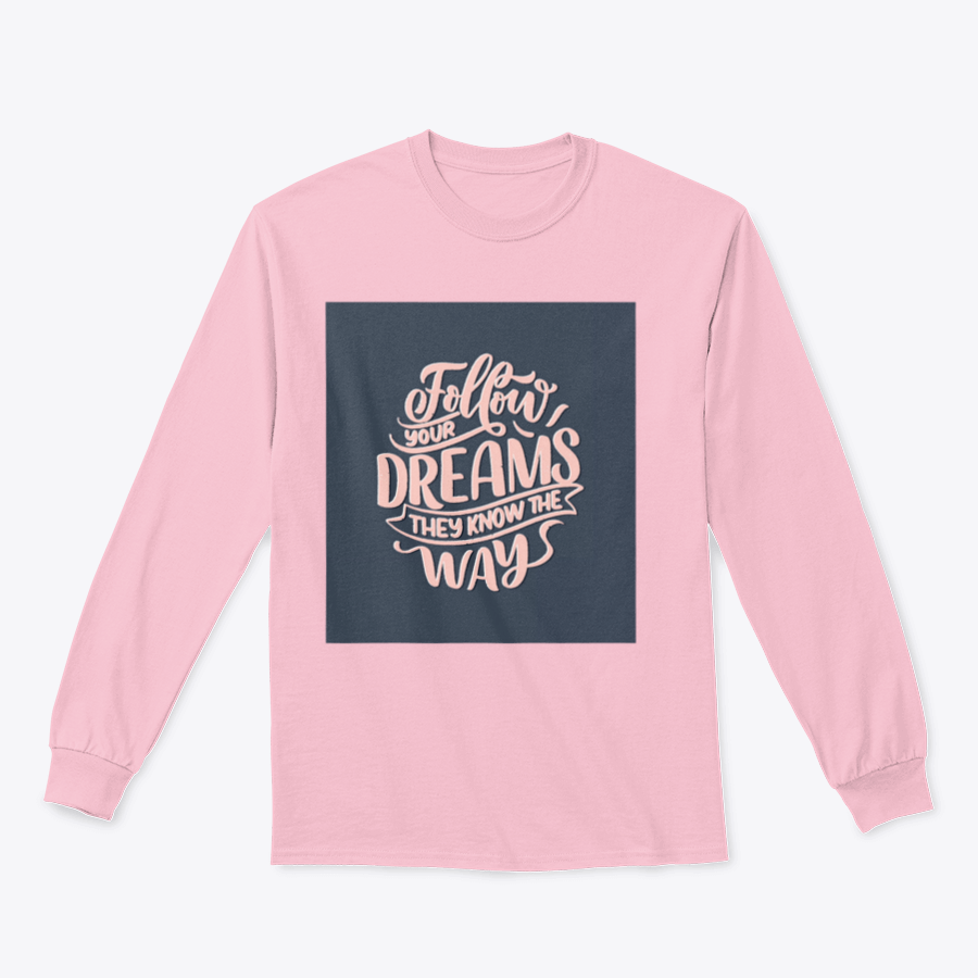 Hand-drawn vintage illustration featuring an inspirational quote about dreams on a soft cotton fabric.