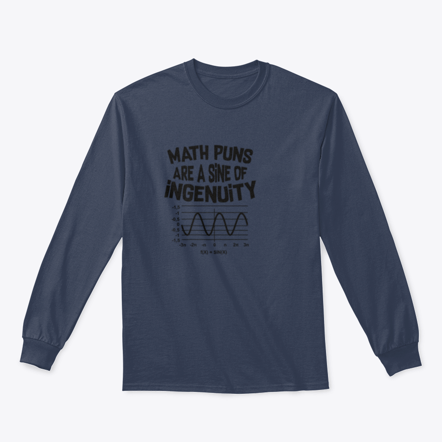 A cozy sweatshirt featuring a clever math pun design, perfect for math enthusiasts.