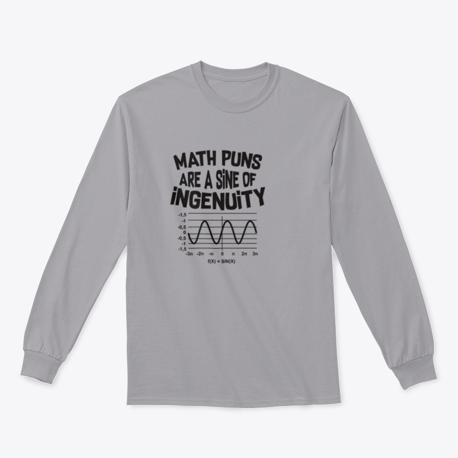A cozy sweatshirt featuring a clever math pun design, perfect for math enthusiasts.