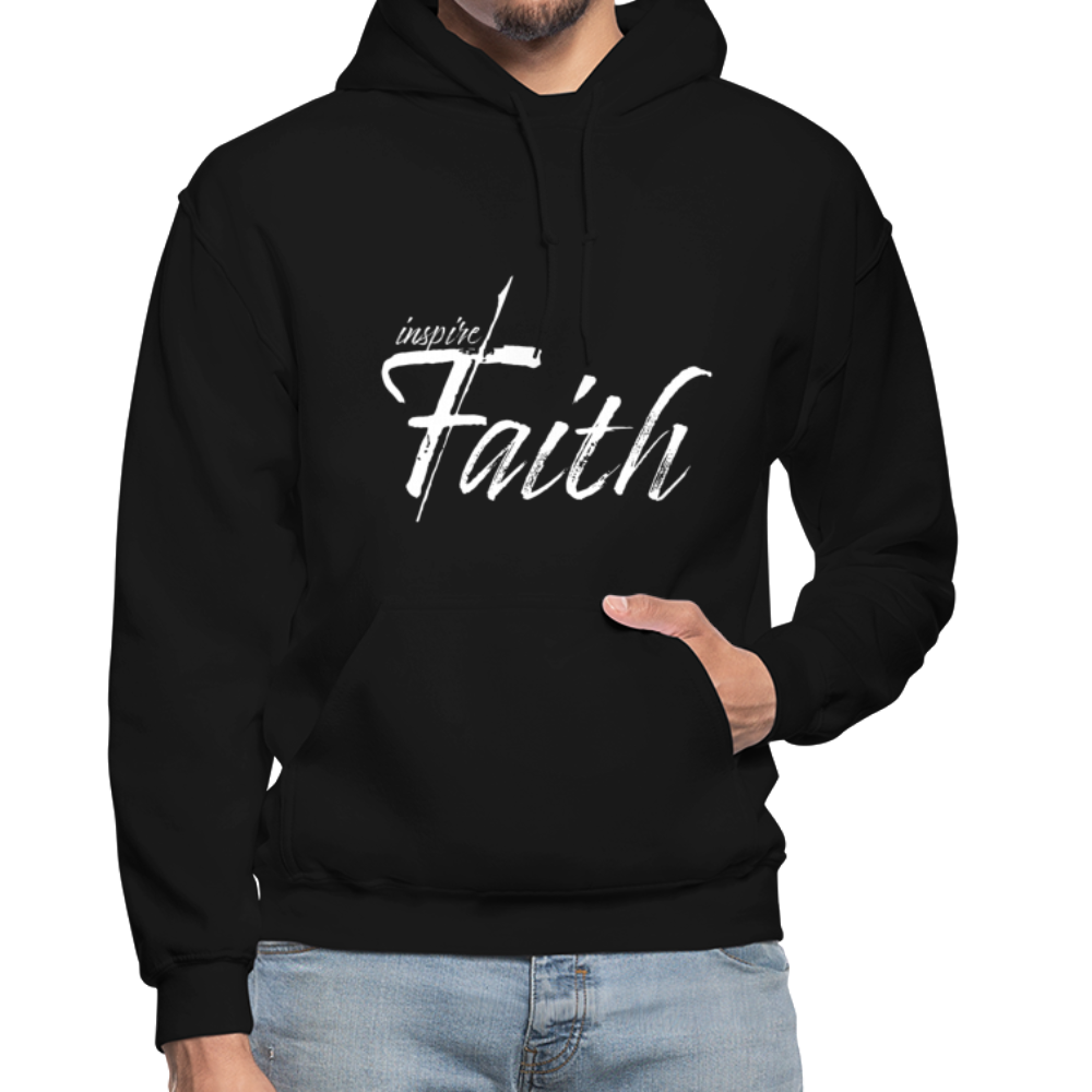 Men's pullover hoodie featuring an inspiring graphic design, perfect for casual wear and outdoor activities.