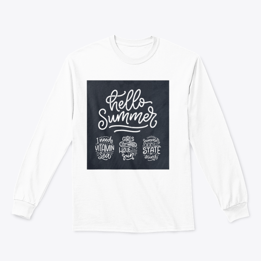 A vibrant summer-themed set featuring hand-drawn lettering compositions, showcasing playful designs perfect for summer wear.