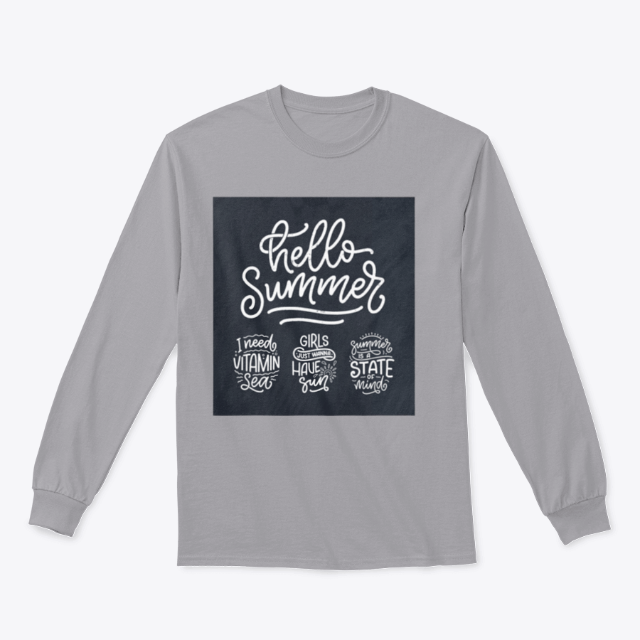 A vibrant summer-themed set featuring hand-drawn lettering compositions, showcasing playful designs perfect for summer wear.