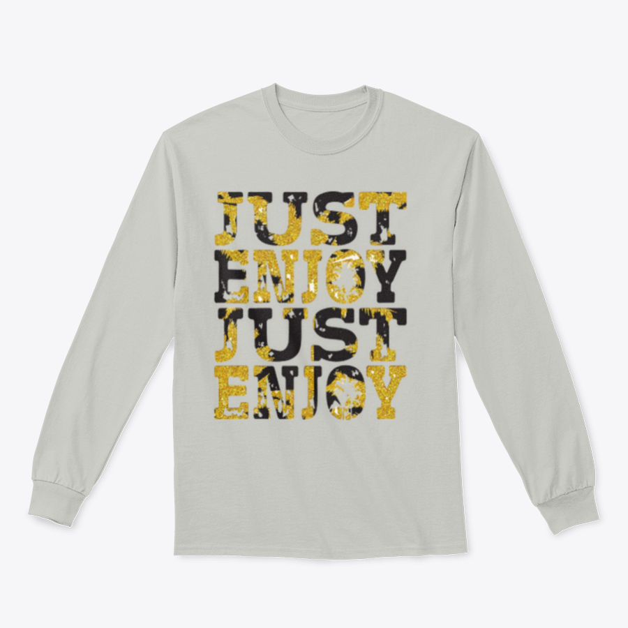 A stylish sweatshirt featuring a unique slogan illustration with typography design, made from soft cotton fabric.
