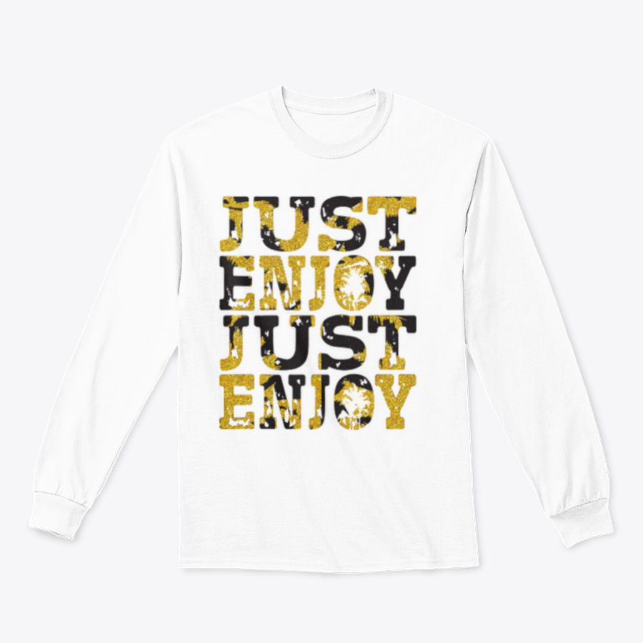A stylish sweatshirt featuring a unique slogan illustration with typography design, made from soft cotton fabric.
