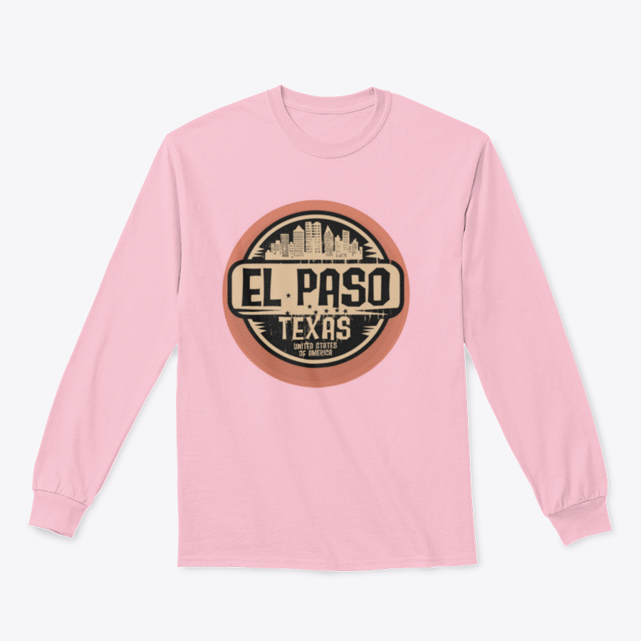 A stylish El Paso sweatshirt made from 100% cotton, featuring a classic fit and midweight fabric, perfect for casual wear.