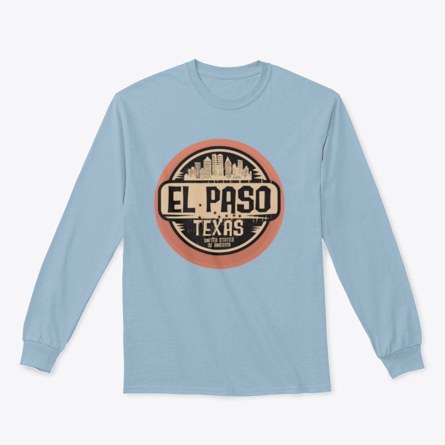 A stylish El Paso sweatshirt made from 100% cotton, featuring a classic fit and midweight fabric, perfect for casual wear.