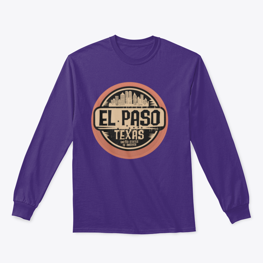 A stylish El Paso sweatshirt made from 100% cotton, featuring a classic fit and midweight fabric, perfect for casual wear.
