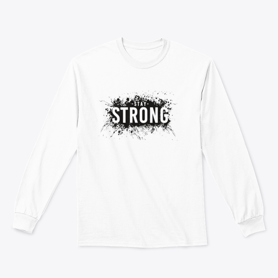 Stay Strong T-Shirt featuring a classic fit, made from a cotton-polyester blend, ideal for casual wear.