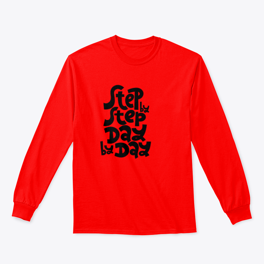 A cozy sweatshirt featuring an inspirational quote design, perfect for motivation and comfort.