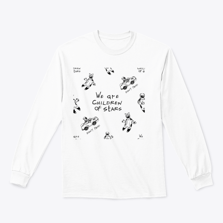 A seamless pattern design featuring cosmic patches, showcasing stars and celestial elements in vibrant colors.