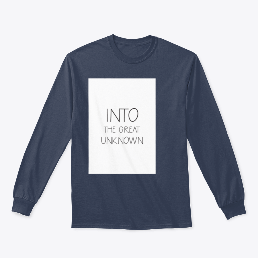 A cozy sweatshirt featuring a wild quote design, perfect for casual wear and adventures.