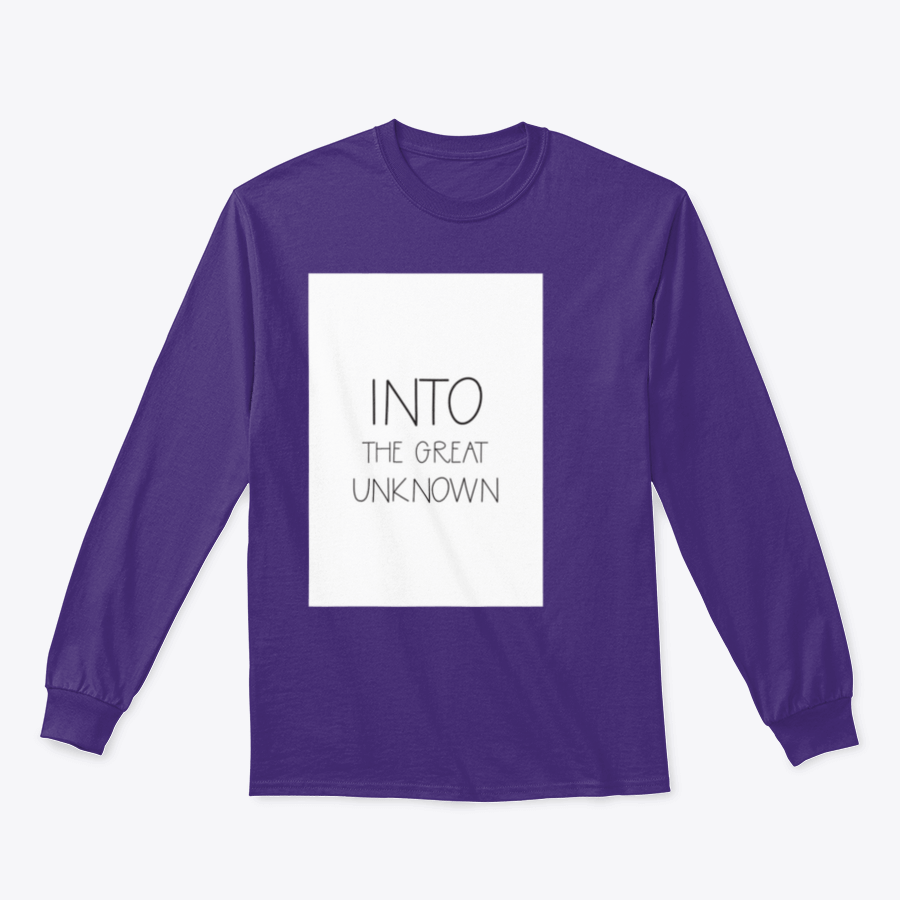 A cozy sweatshirt featuring a wild quote design, perfect for casual wear and adventures.