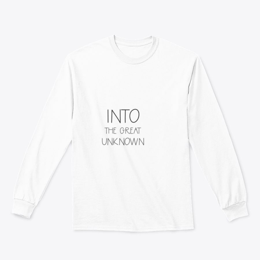 A cozy sweatshirt featuring a wild quote design, perfect for casual wear and adventures.