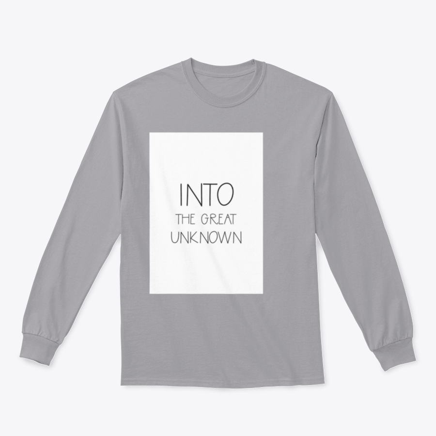 A cozy sweatshirt featuring a wild quote design, perfect for casual wear and adventures.
