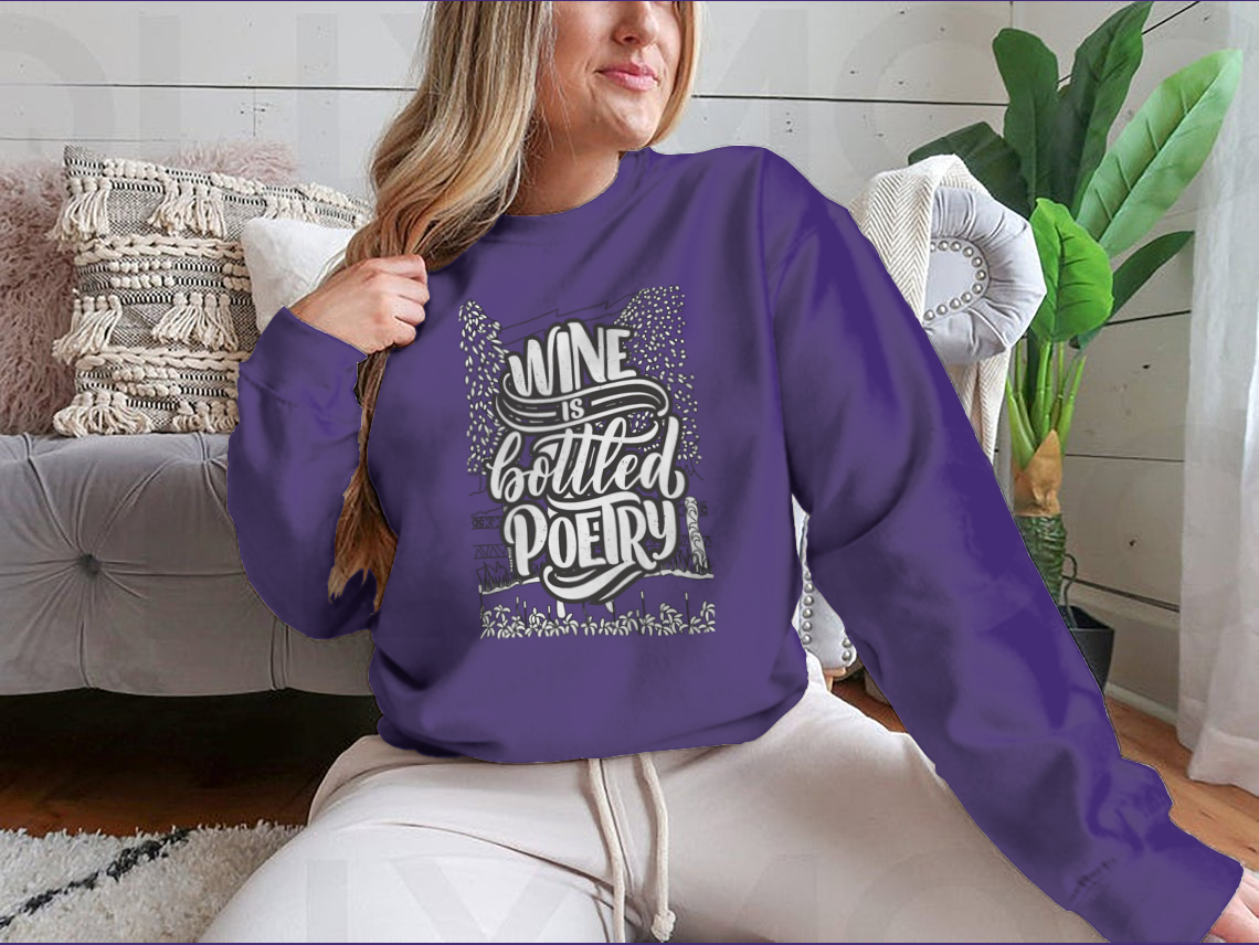 Coloring book featuring the quote 'Wine Is Bottled Poetry' with vibrant illustrations and motivational themes.