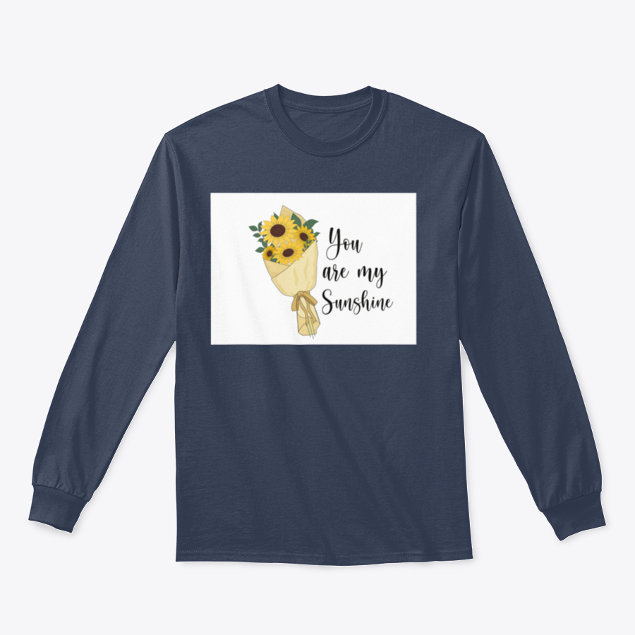 You Are Sunshine Sunflower Watercolor Brush t-shirt featuring a vibrant sunflower design and inspirational quote.