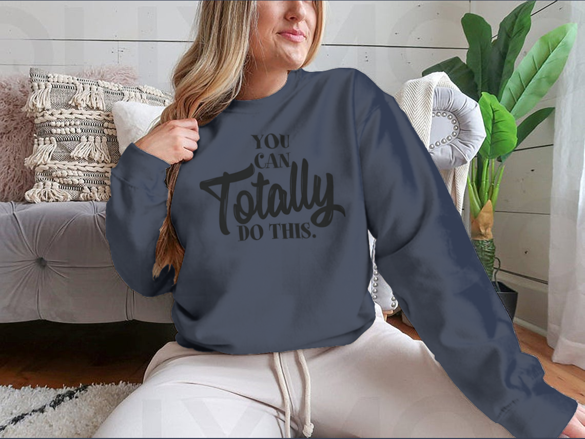 A customizable sweatshirt featuring a classic fit, made from a soft cotton/polyester blend, available in various colors.