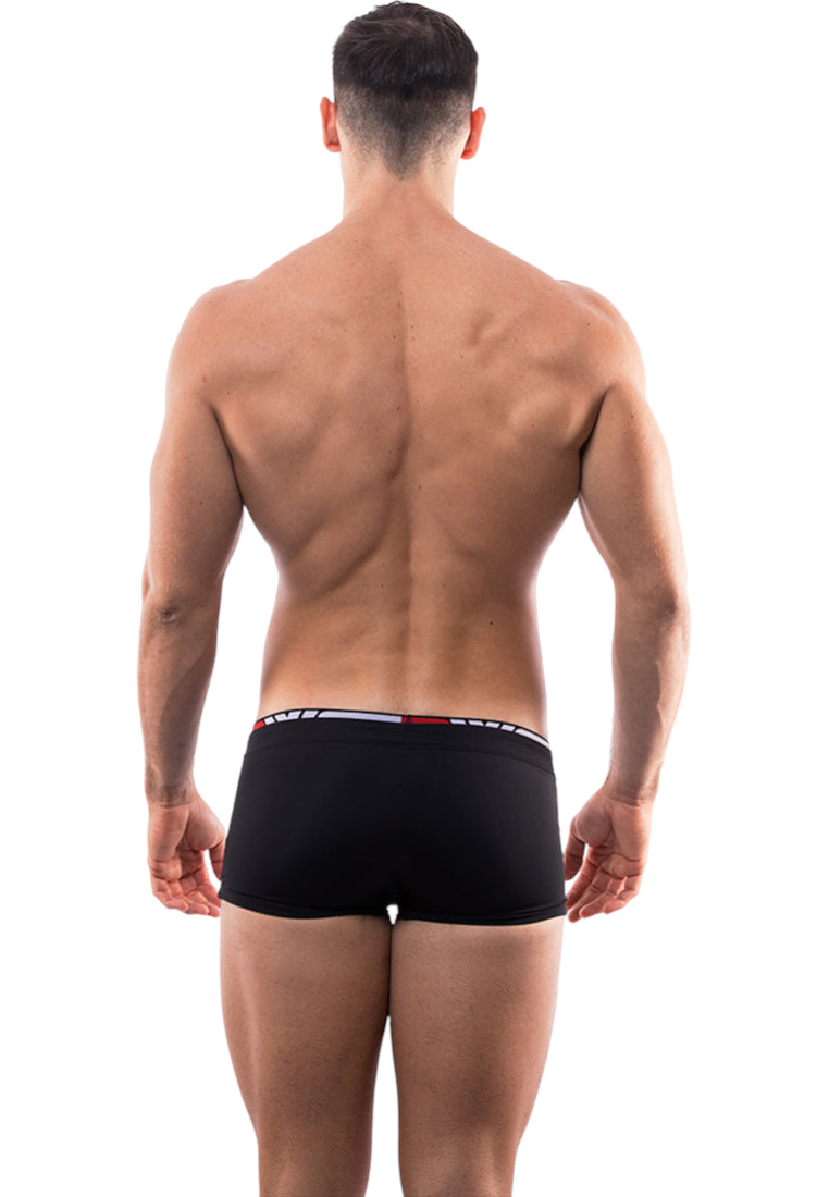 Nemo Beach Swimming Trunks featuring a bold design, elastic waistband, and quick-drying fabric, perfect for beach activities.