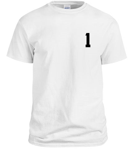 A stylish #1 Griddy Gang T-Shirt featuring Ja'marr's gritty game design on the back, perfect for sports fans.