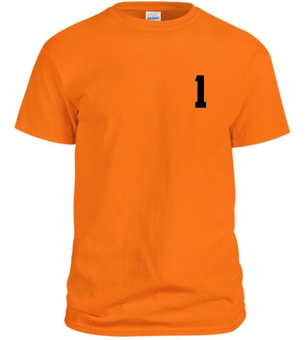 A stylish #1 Griddy Gang T-Shirt featuring Ja'marr's gritty game design on the back, perfect for sports fans.