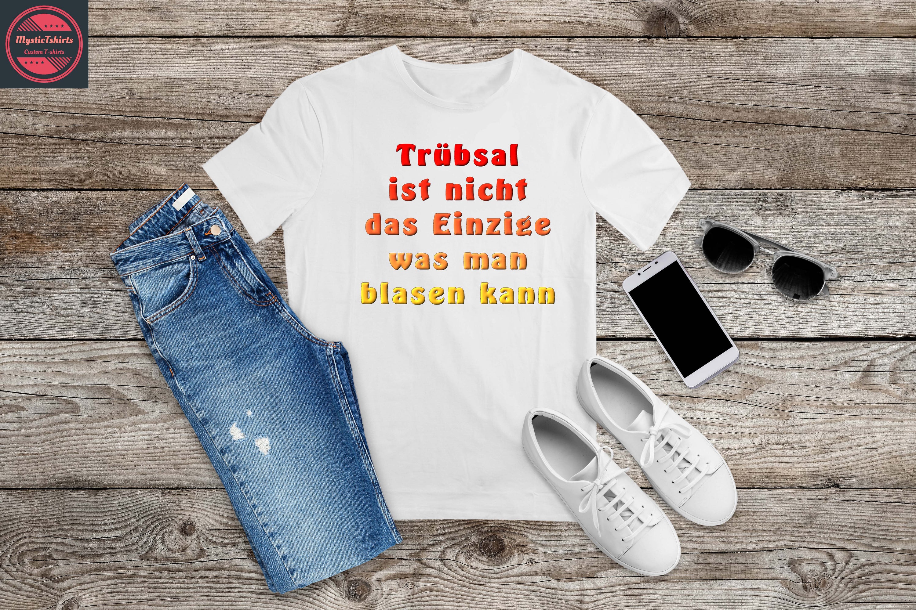Custom made German shirt with personalized design, showcasing high-quality fabric and vibrant colors.