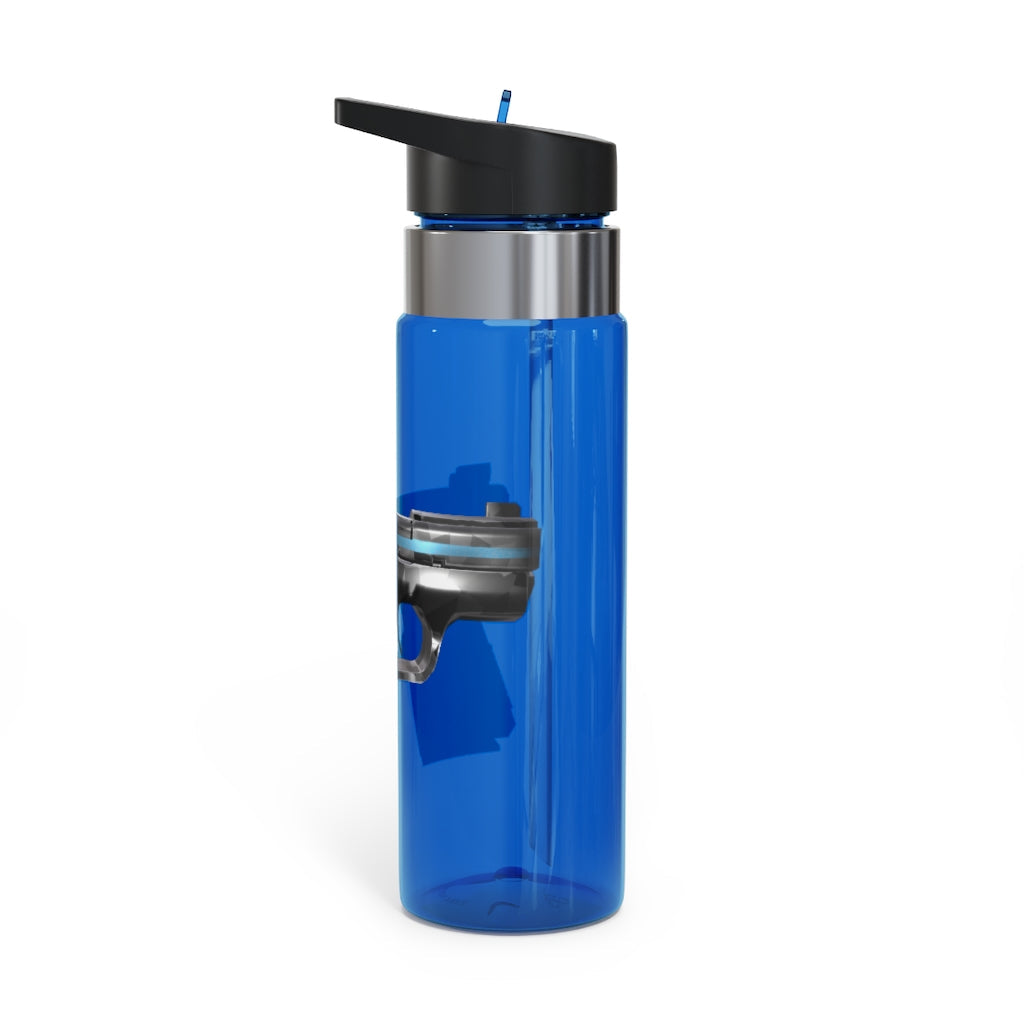 22 Calibur Kensington Tritan™ Sport Bottle in vibrant colors with a carabiner hook, showcasing its durable and stylish design.