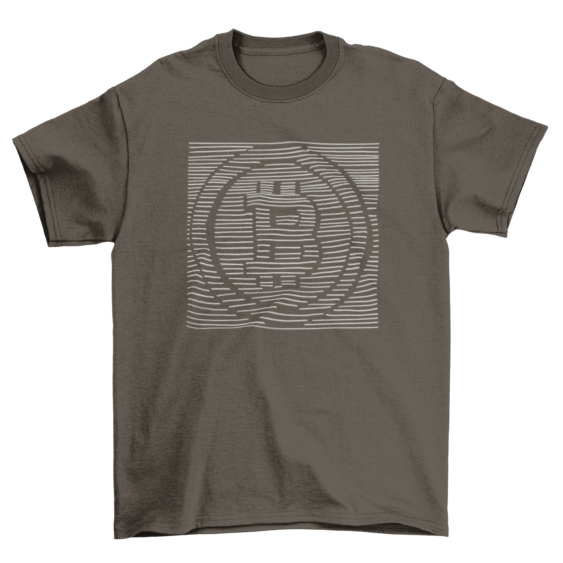 Stylish 3D Bitcoin t-shirt featuring the Bitcoin logo in vibrant colors.