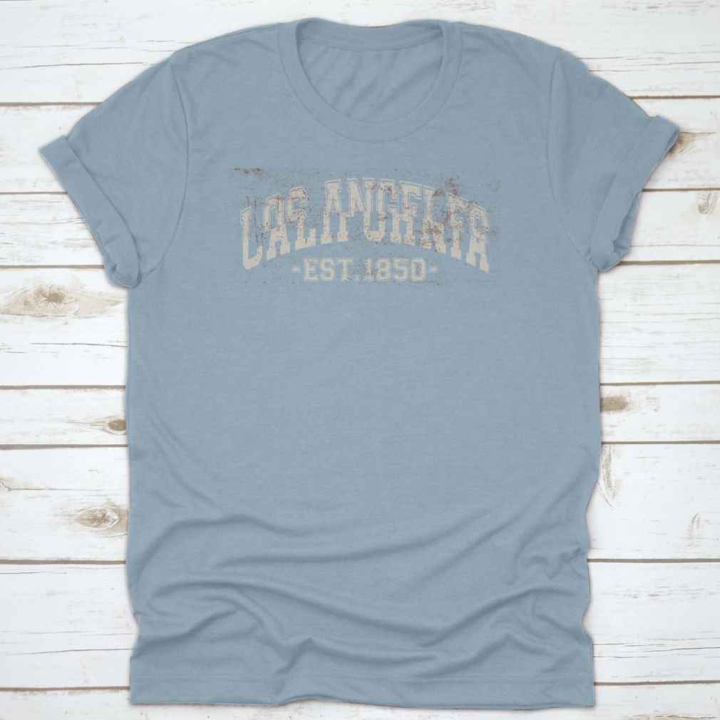 A stylish A Half Of Los Angeles T-shirt featuring Californian design elements, made from high-quality cotton fabric.