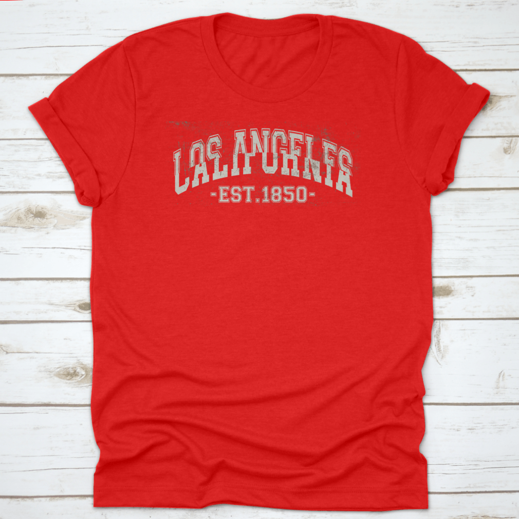 A stylish A Half Of Los Angeles T-shirt featuring Californian design elements, made from high-quality cotton fabric.