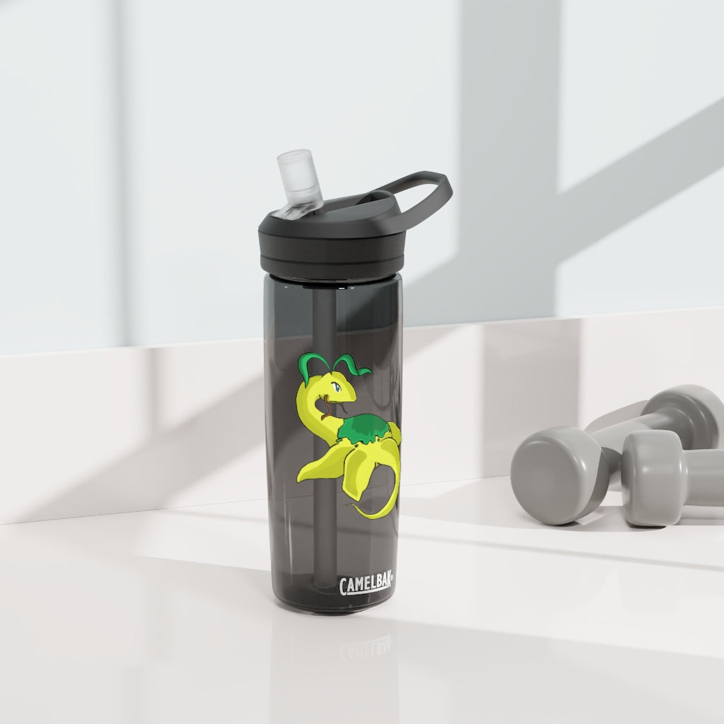 Alpro CamelBak Eddy® Water Bottle in 20oz and 25oz sizes, showcasing its robust design and easy-carry handle.