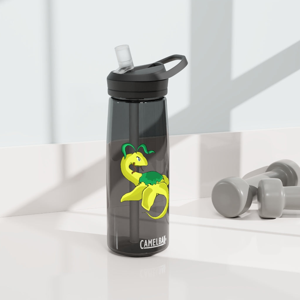 Alpro CamelBak Eddy® Water Bottle in 20oz and 25oz sizes, showcasing its robust design and easy-carry handle.
