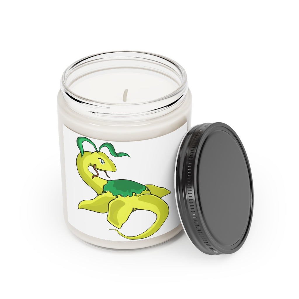 Alpro Scented Candle in a glass container, featuring a warm Cinnamon Stick fragrance, hand-poured from vegan soy coconut wax.