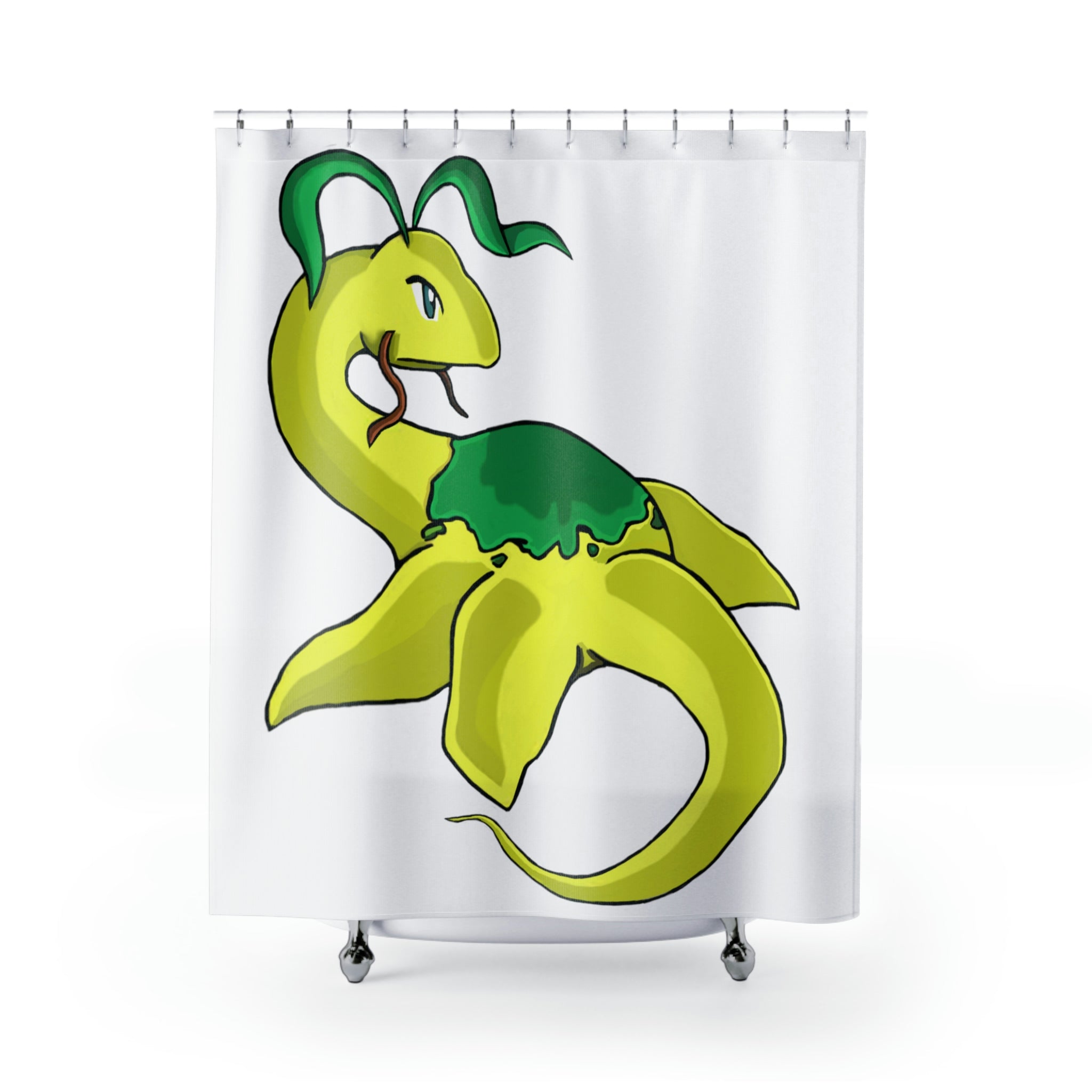 Alpro Shower Curtain featuring vibrant designs, made from durable polyester, enhancing bathroom decor.