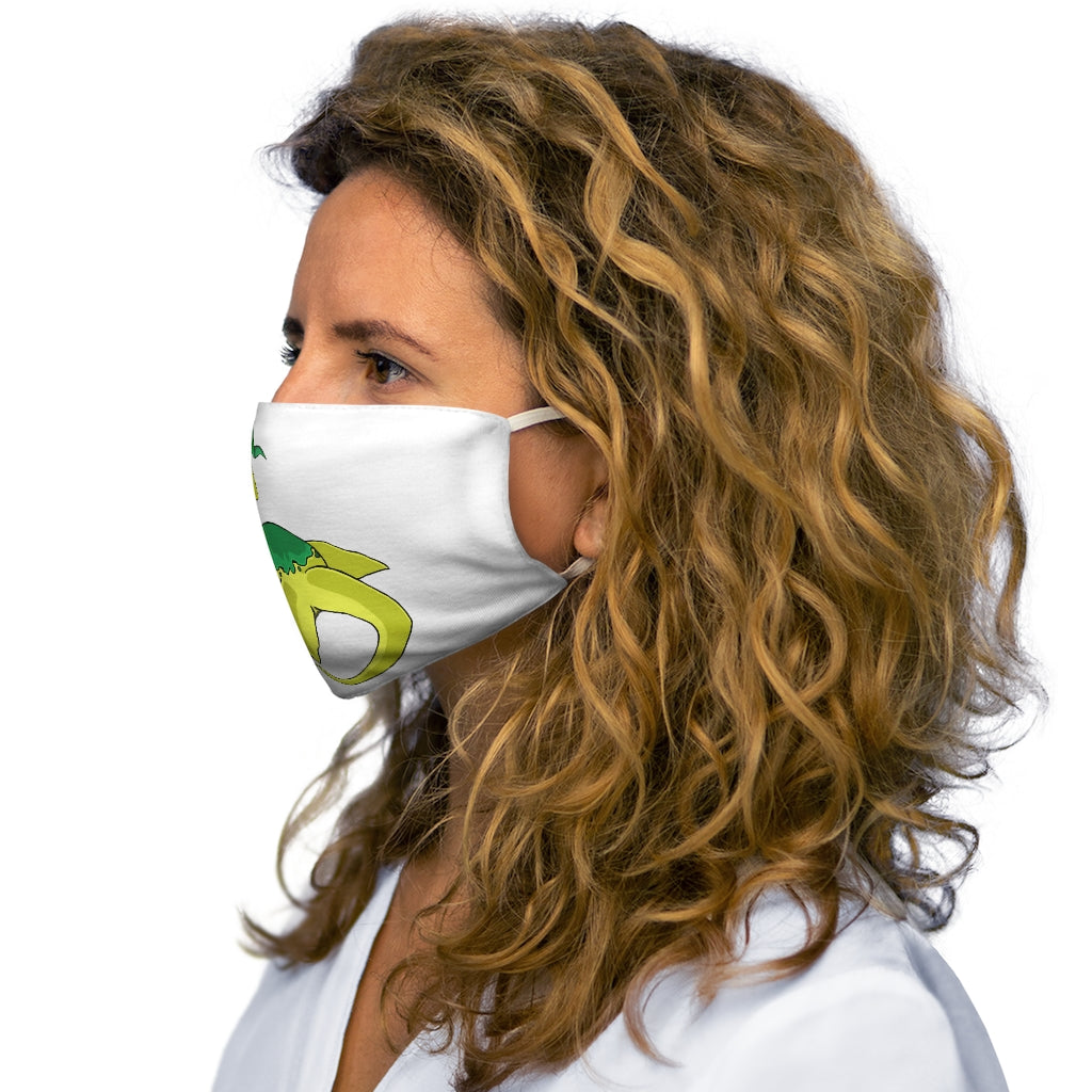 Alpro Snug-Fit Polyester Face Mask featuring a stylish design with elastic earloops and a soft cotton interior for comfort.