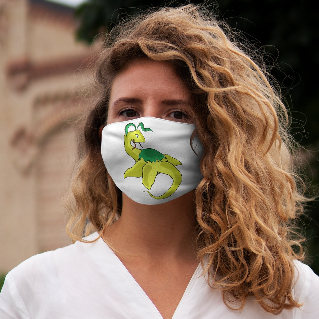 Alpro Snug-Fit Polyester Face Mask featuring a stylish design with elastic earloops and a soft cotton interior for comfort.