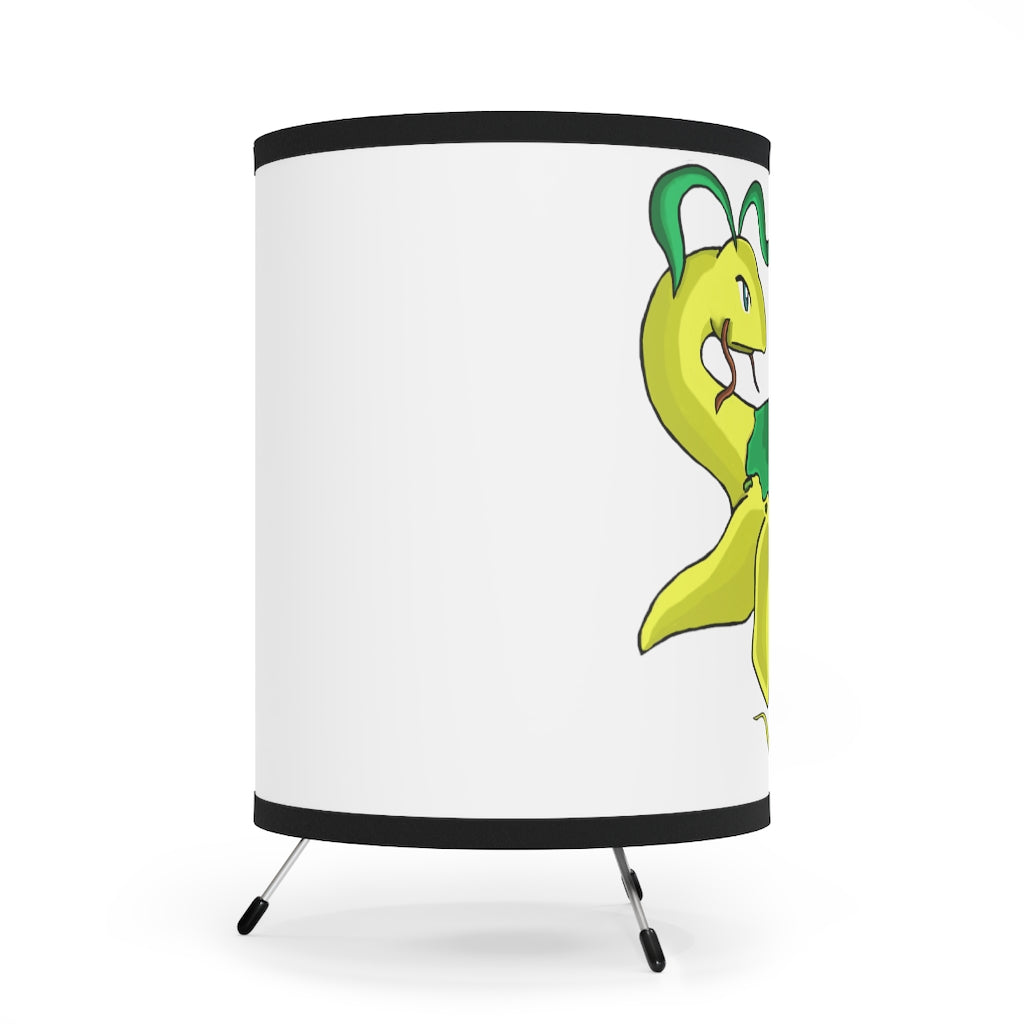 Alpro Tripod Lamp featuring a galvanized steel base and a custom high-resolution printed shade, designed for US and CA sockets.