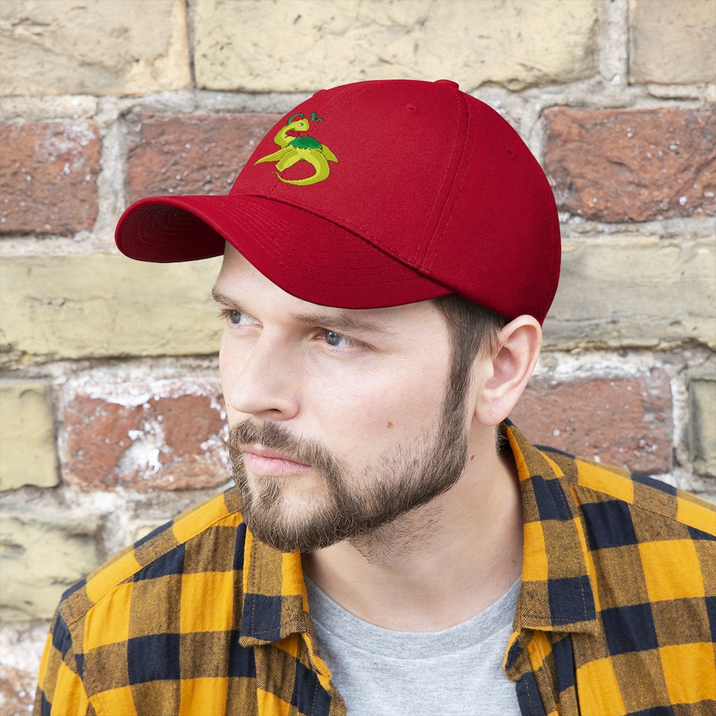 Alpro Unisex Twill Hat in classic design, made from 100% cotton twill, featuring adjustable Velcro closure.