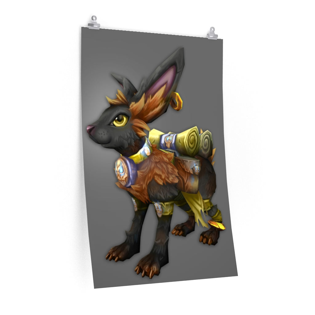 Amara the Wandering Mara Companion Premium Matte vertical poster showcasing vibrant colors and intricate design on fine art paper.