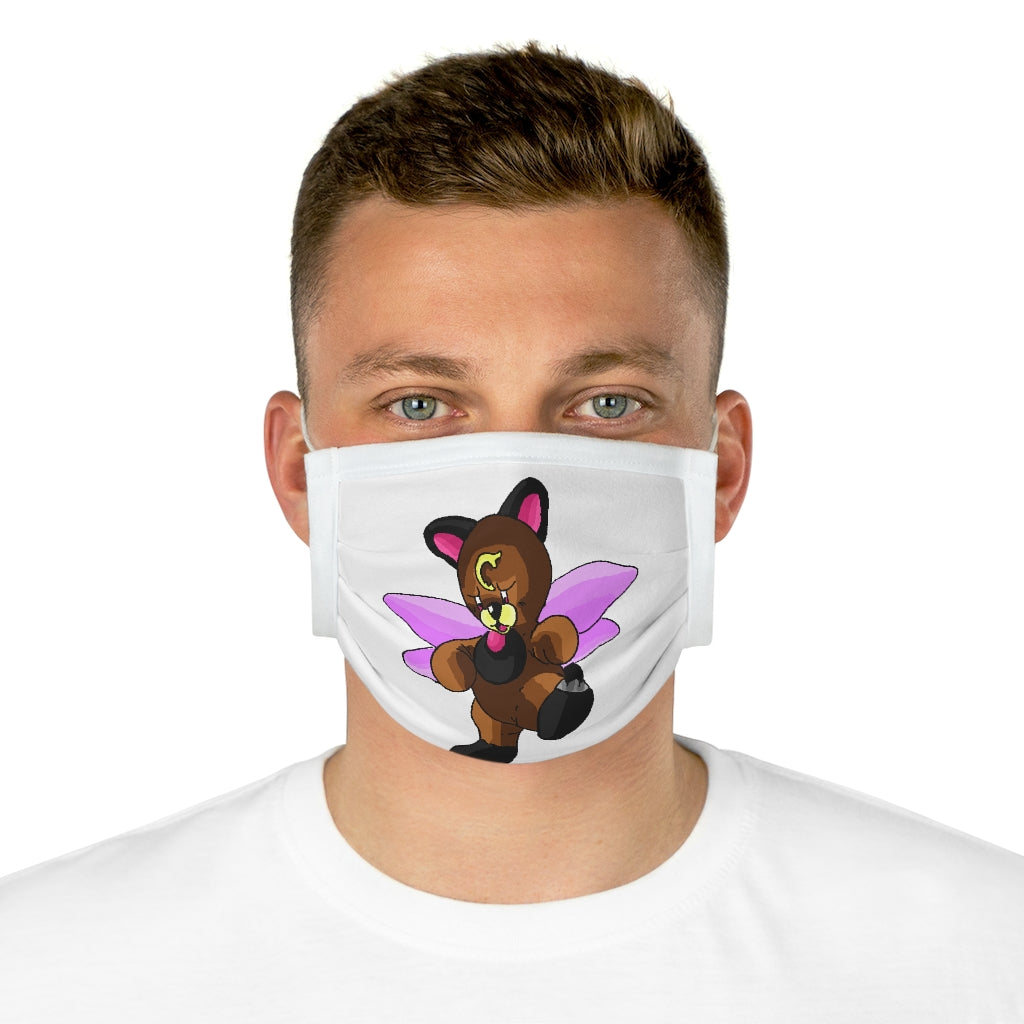 Angebear Cotton Face Mask featuring colorful motifs and adjustable earloops, made from 100% cotton for comfort and style.