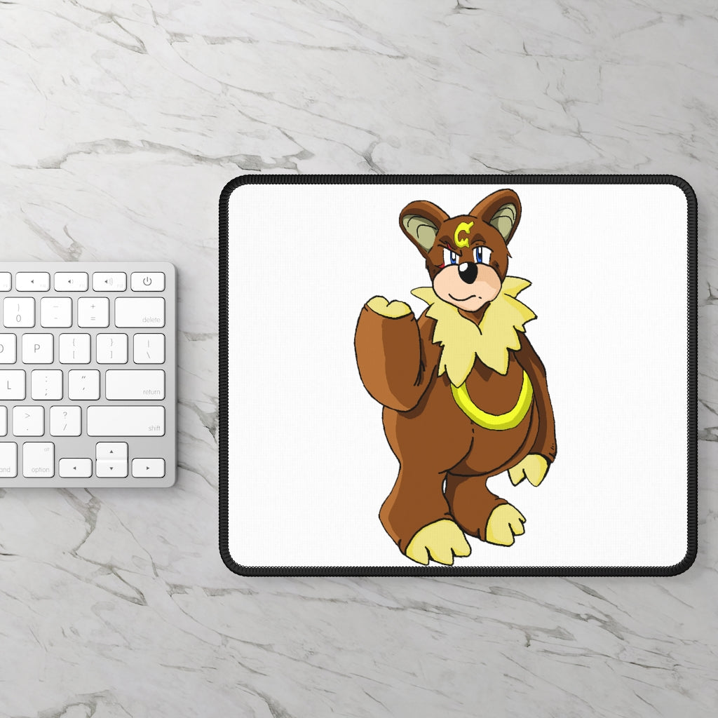 Angeburudm Gaming Mouse Pad featuring vibrant custom designs and stitched edges for durability, measuring 9x7 inches.