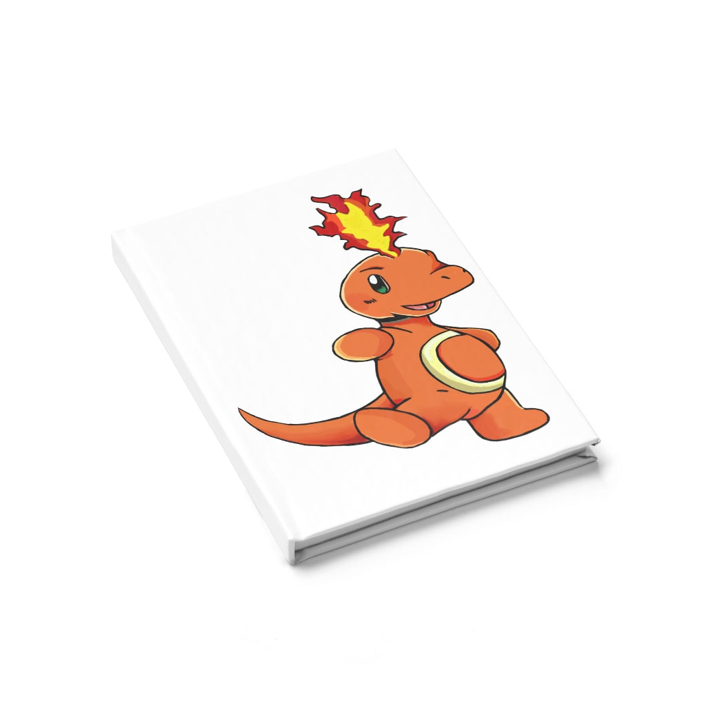 Angetapir Journal - Ruled Line with a durable hardcover and vibrant wraparound print, showcasing its 128 ruled pages.