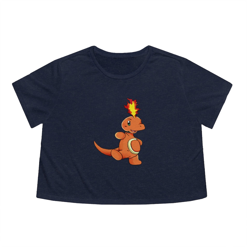 Angetapir Women's Flowy Cropped Tee in various colors, showcasing its soft fabric and stylish design.