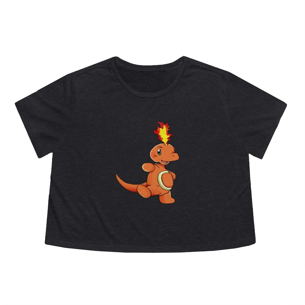 Angetapir Women's Flowy Cropped Tee in various colors, showcasing its soft fabric and stylish design.