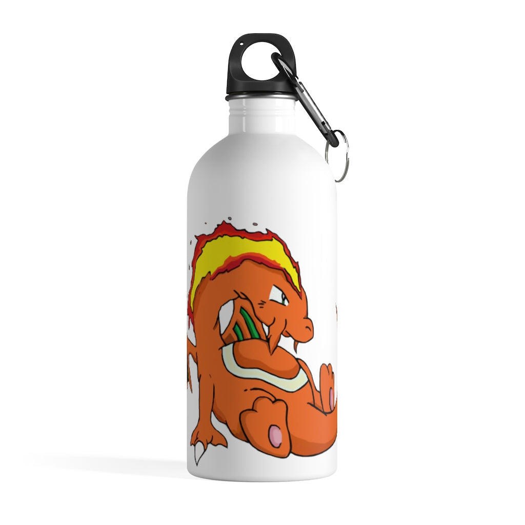 Angetir Stainless Steel Water Bottle with a plastic screw top and stylish print, perfect for hydration on the go.