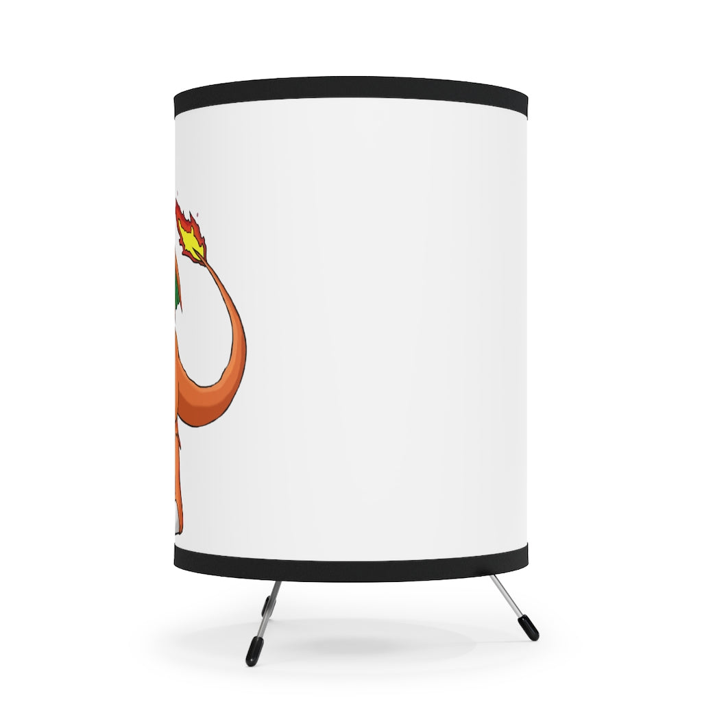 Angetiron Tripod Lamp featuring a galvanized steel base and a high-resolution printed shade, ideal for home decor.