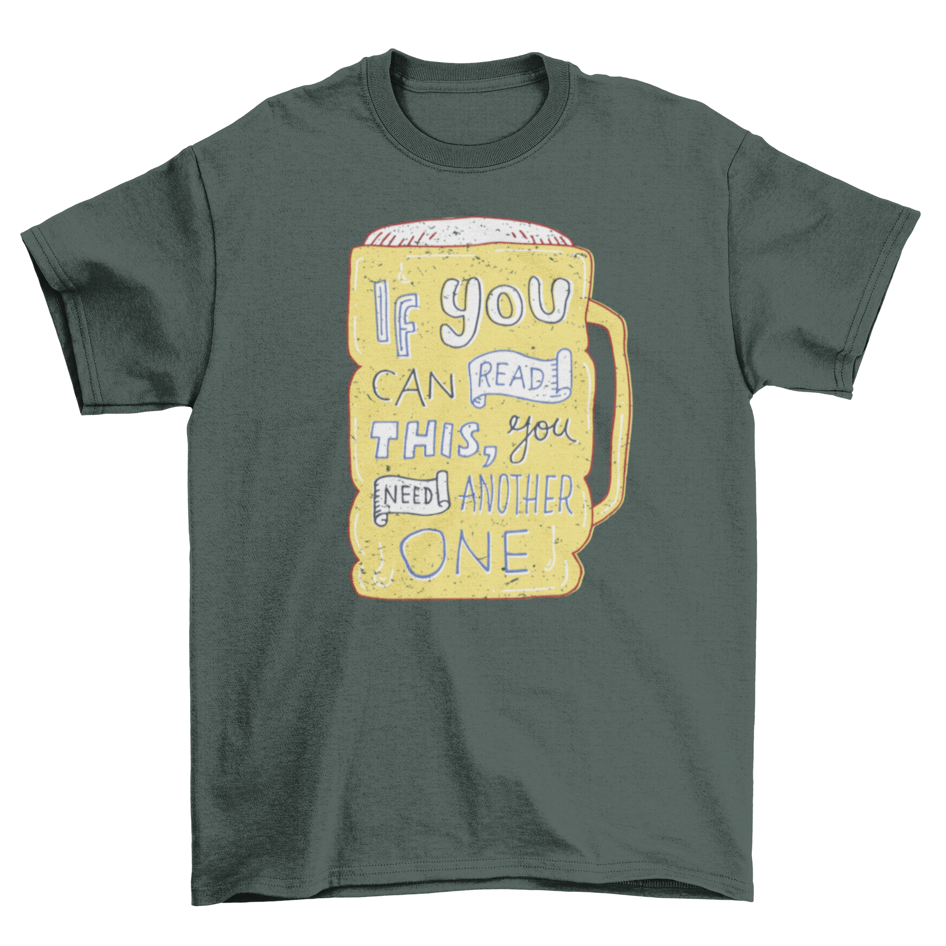 Another Beer T-Shirt featuring a humorous quote and a full beer mug design, perfect for beer lovers.