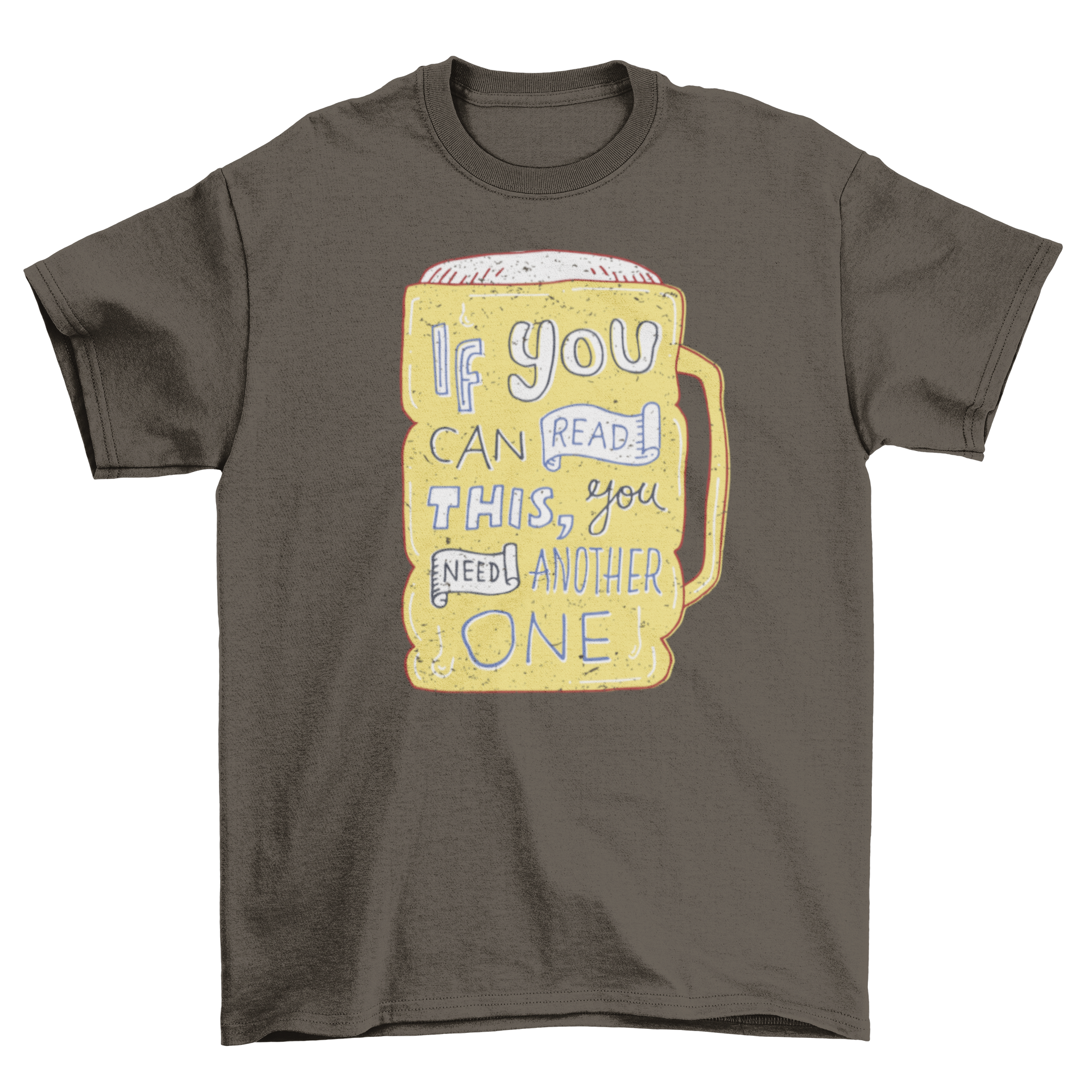 Another Beer T-Shirt featuring a humorous quote and a full beer mug design, perfect for beer lovers.