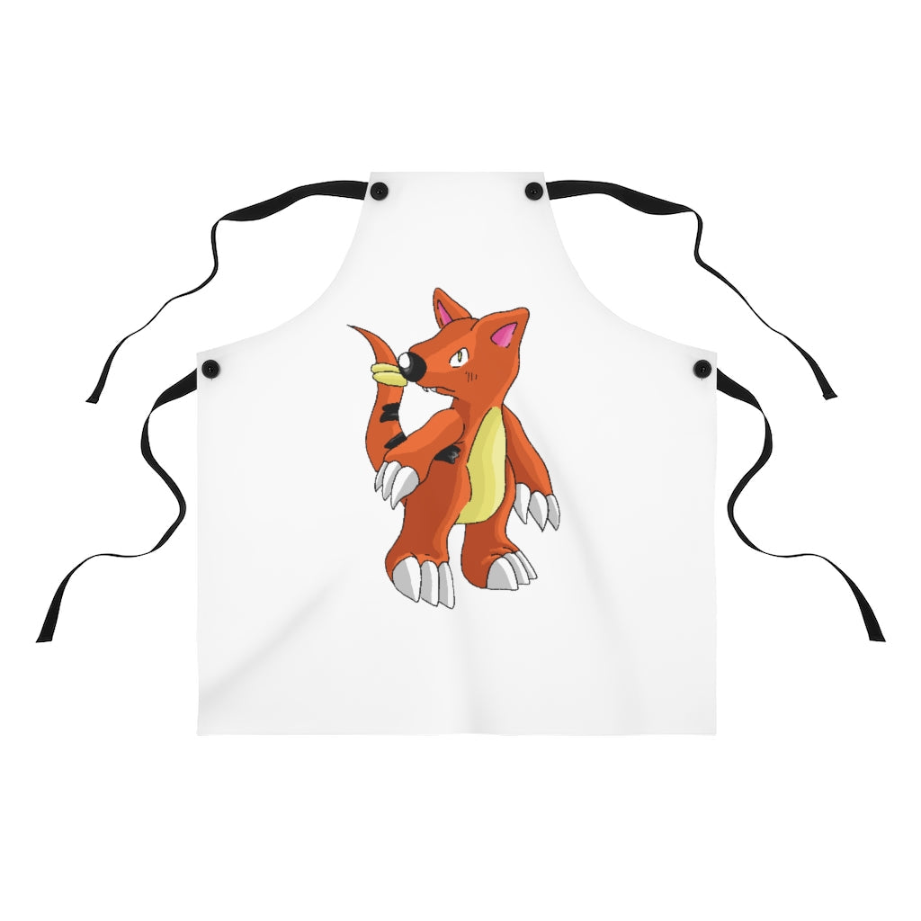 Stylish Arcadash Apron made of lightweight polyester with black detachable twill straps and customizable design.