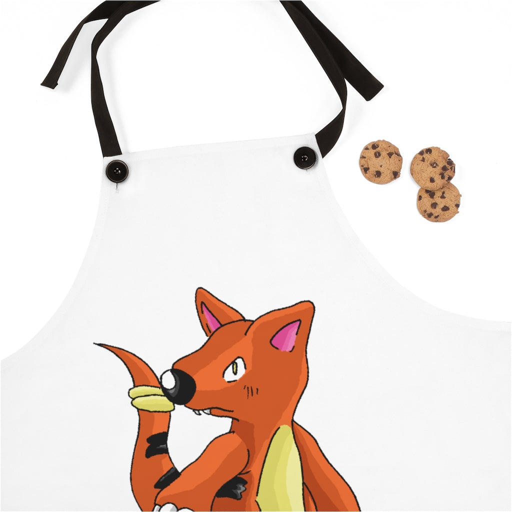 Stylish Arcadash Apron made of lightweight polyester with black detachable twill straps and customizable design.